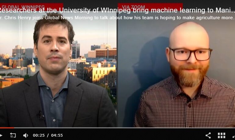 Researchers bring machine learning to Manitoba fields (Global News)