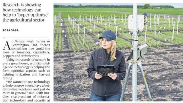 AI could play major role in farms of the future (Globe and Mail)