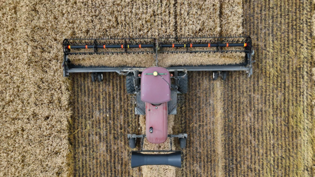 Demonstrating harvest efficiency with Duck Foot® Paddle Tines